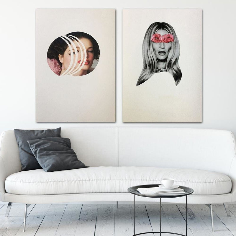 Posteris (plakāts) - Model Face Portrait  Home Trends DECO