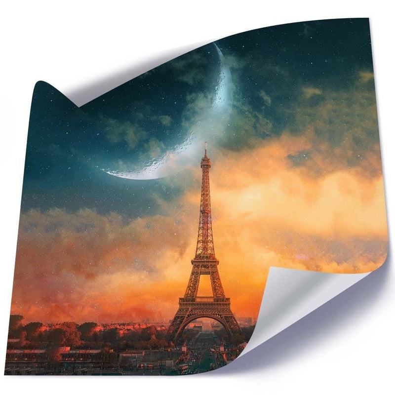 Posteris (plakāts) - Moon Over Paris  Home Trends DECO