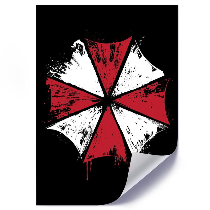 Posteris (plakāts) - Umbrella Corp Red  Home Trends DECO