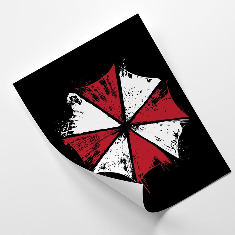 Posteris (plakāts) - Umbrella Corp Red  Home Trends DECO