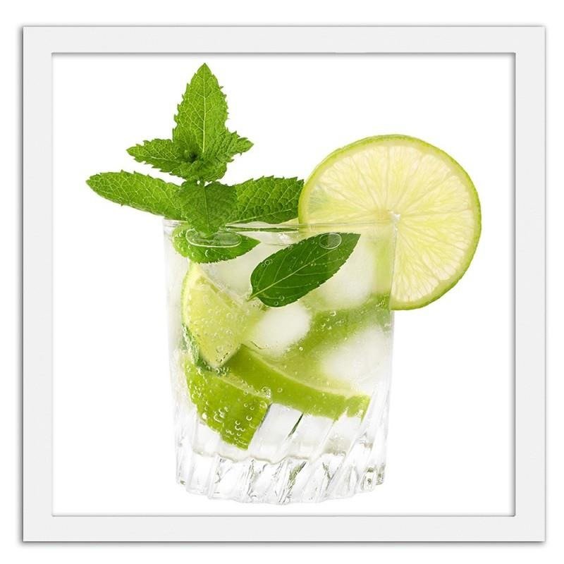 Glezna baltā rāmī - Mojito 