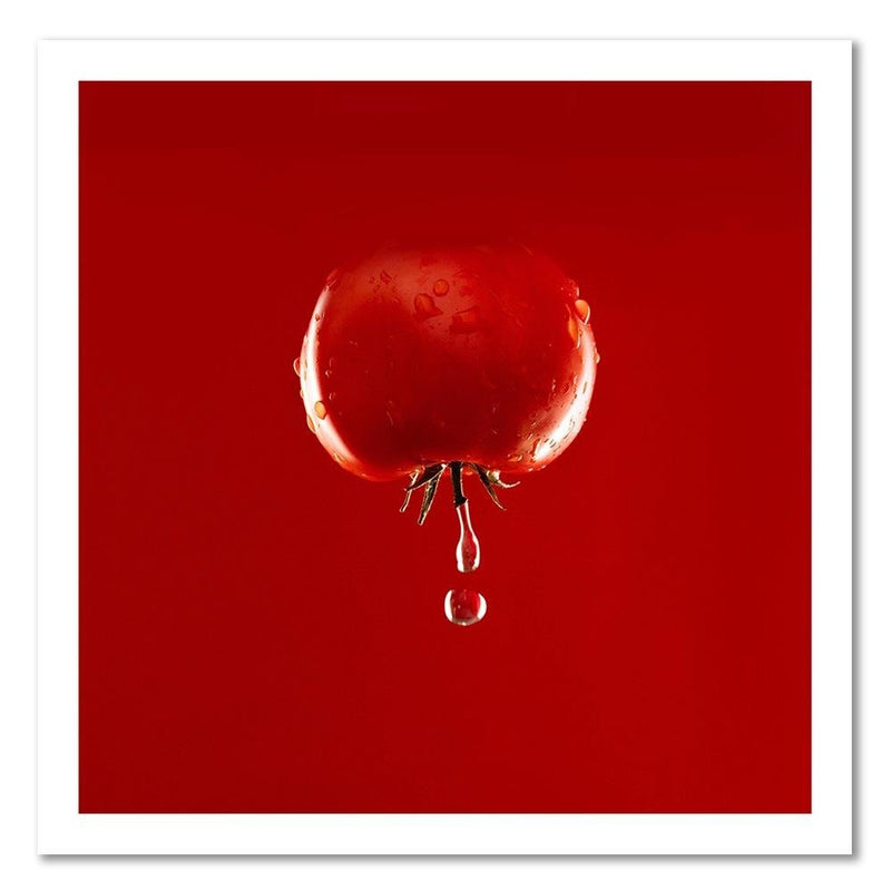 Dekoratīvais panelis - Tomato And Drops Of Water 