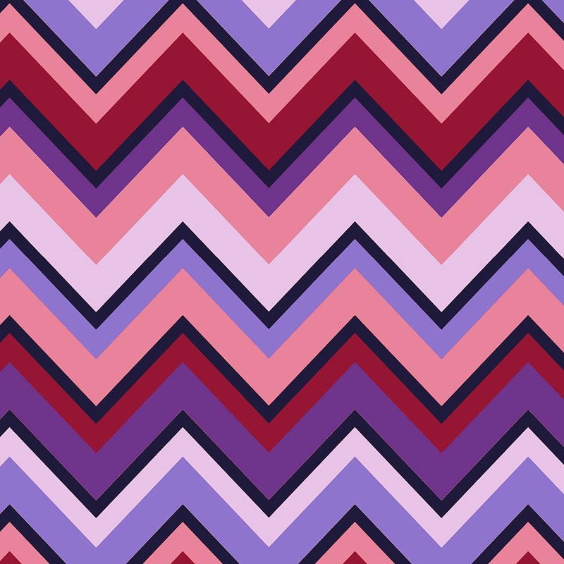 Glezna baltā rāmī - Geometric Zigzag 3 