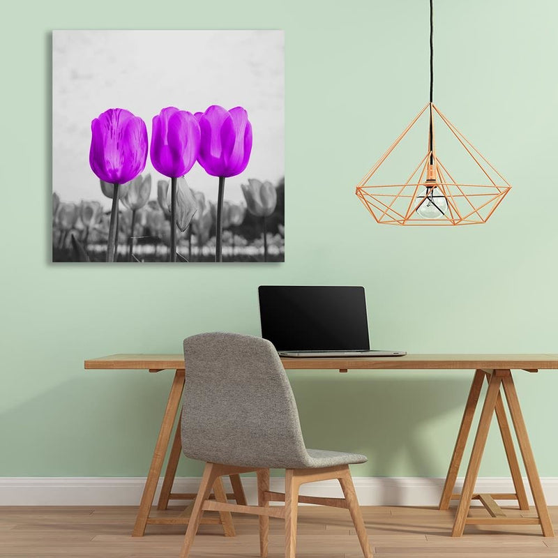 Dekoratīvais panelis - Purple Tulips 