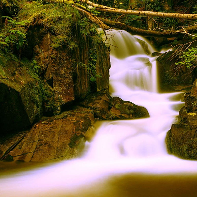 Glezna baltā rāmī - Fairytale Waterfall 4 