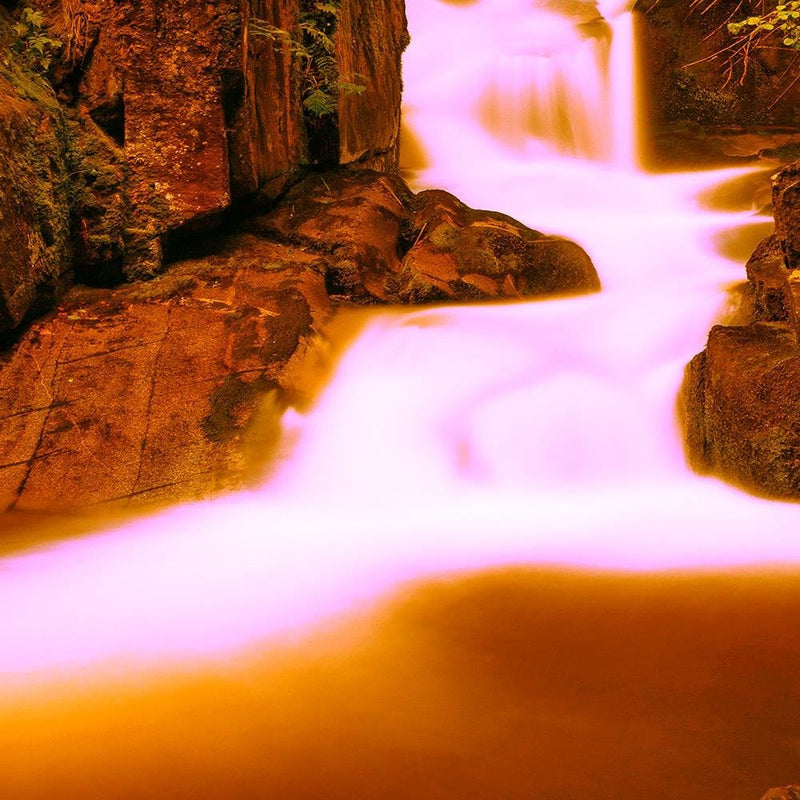 Glezna baltā rāmī - Fairytale Waterfall 