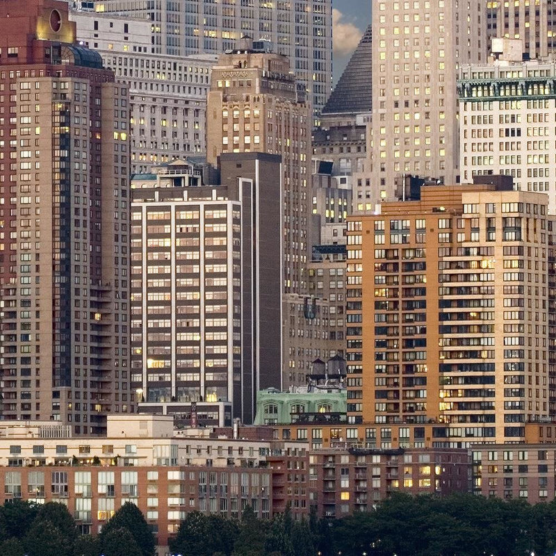 Glezna baltā rāmī - Skyscrapers Of New York 