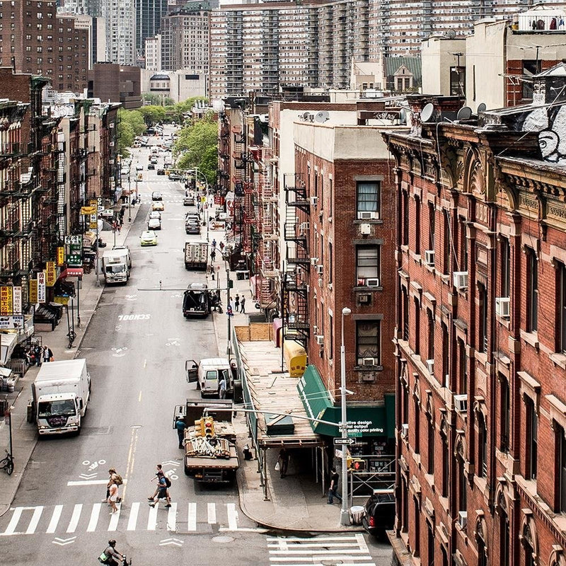 Glezna baltā rāmī - Chinatown In New York City 