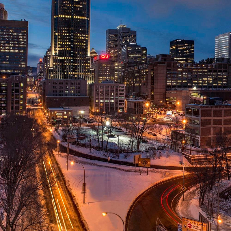 Glezna baltā rāmī - New York Winter 