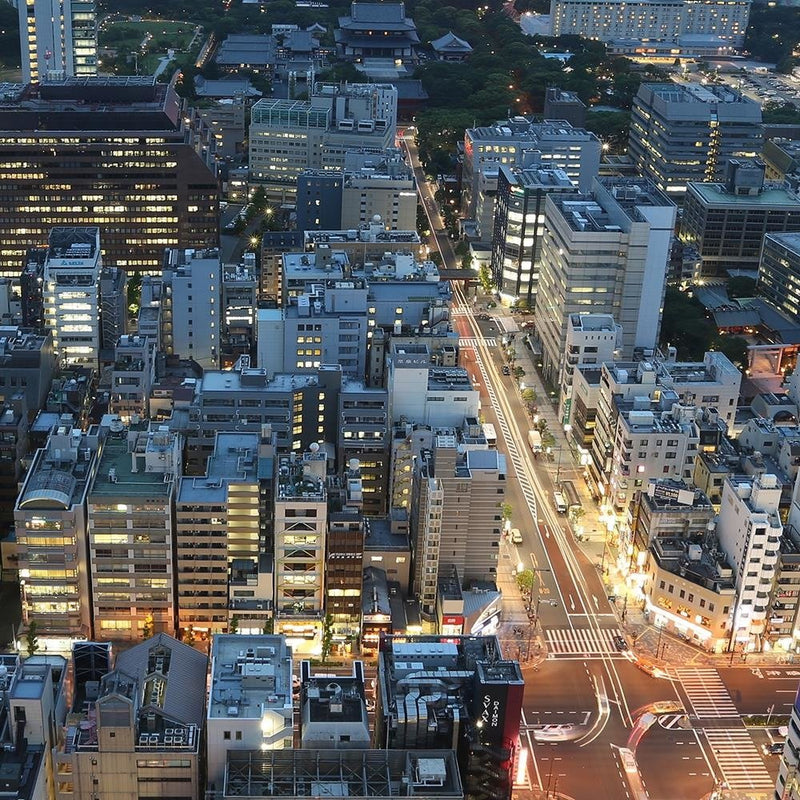 Glezna baltā rāmī - Illuminated Tokyo 