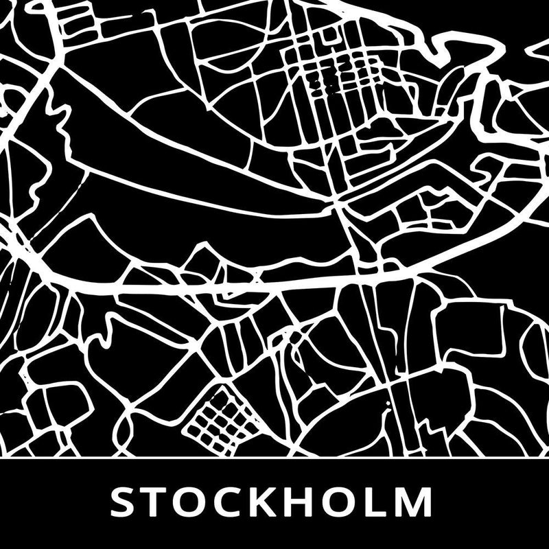 Glezna baltā rāmī - City Stockholm 