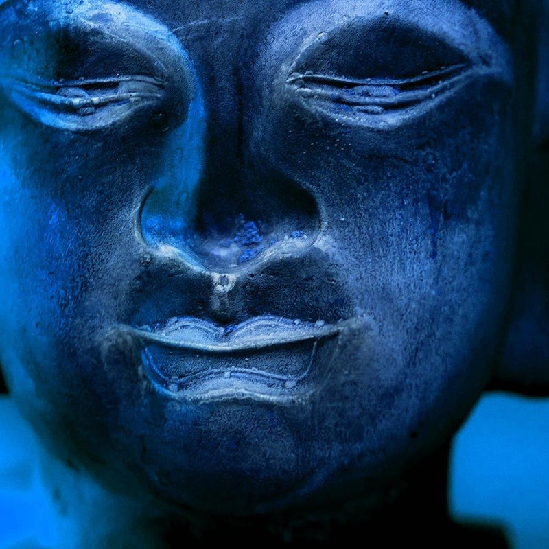 Dekoratīvais panelis - Illuminated Buddha Head 1 