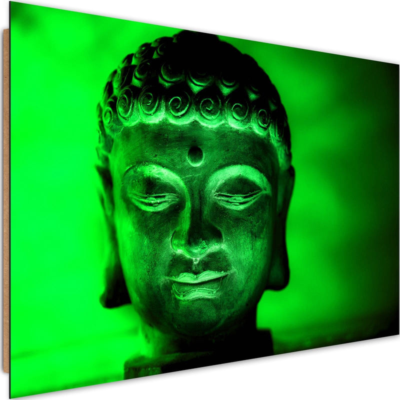 Dekoratīvais panelis - Illuminated Buddha Head 2 