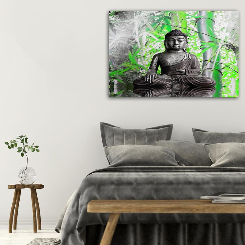 Dekoratīvais panelis - Buddha And Bamboo 1 