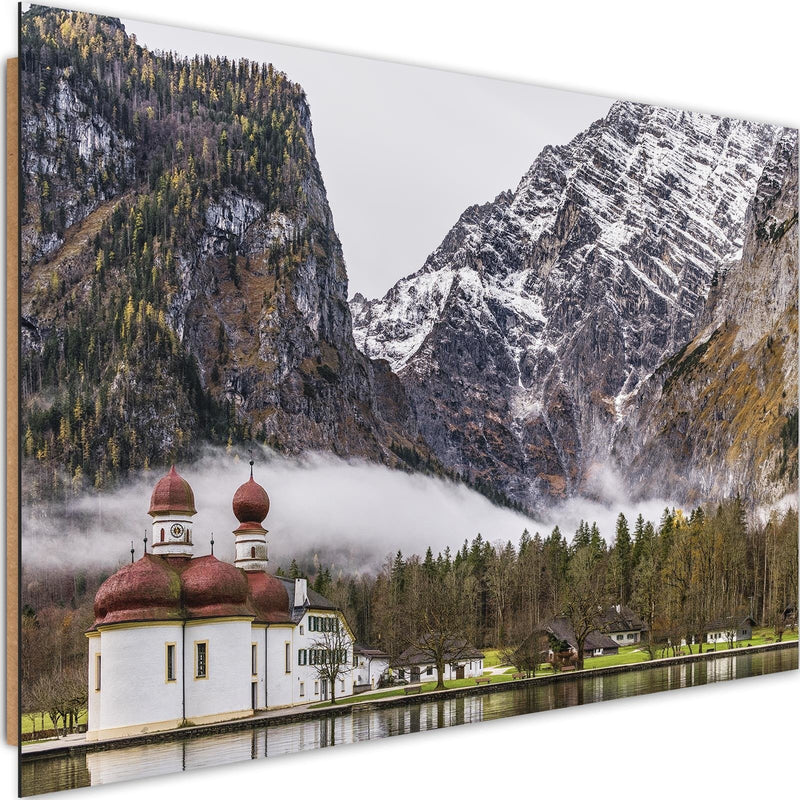 Dekoratīvais panelis - Temple At The Foot Of The Mountains 