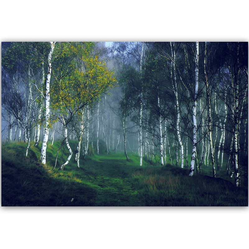 Dekoratīvais panelis - Birch In The Fog 