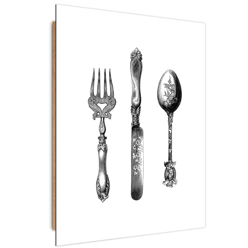 Dekoratīvais panelis - Rustic Cutlery 