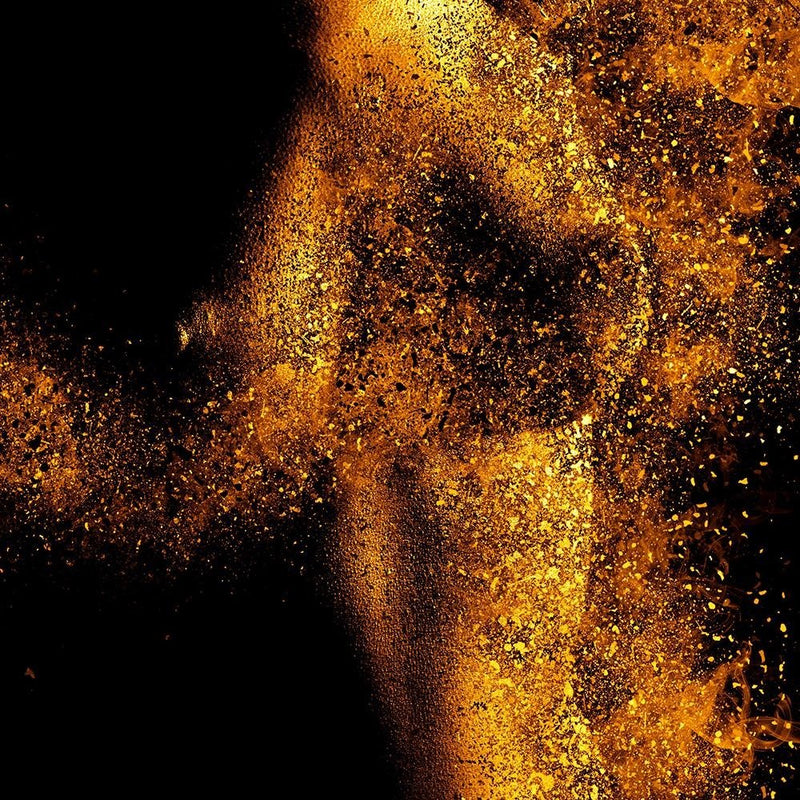 Glezna baltā rāmī - Nudity In Gold Dust 