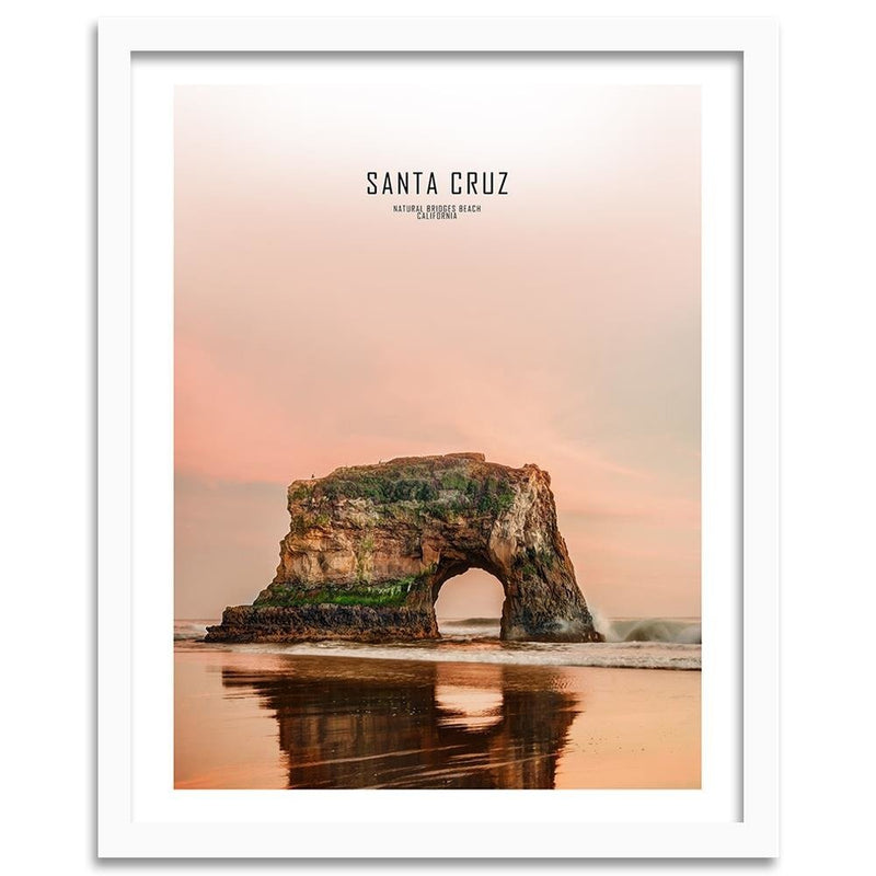 Glezna baltā rāmī - Santa Cruz 