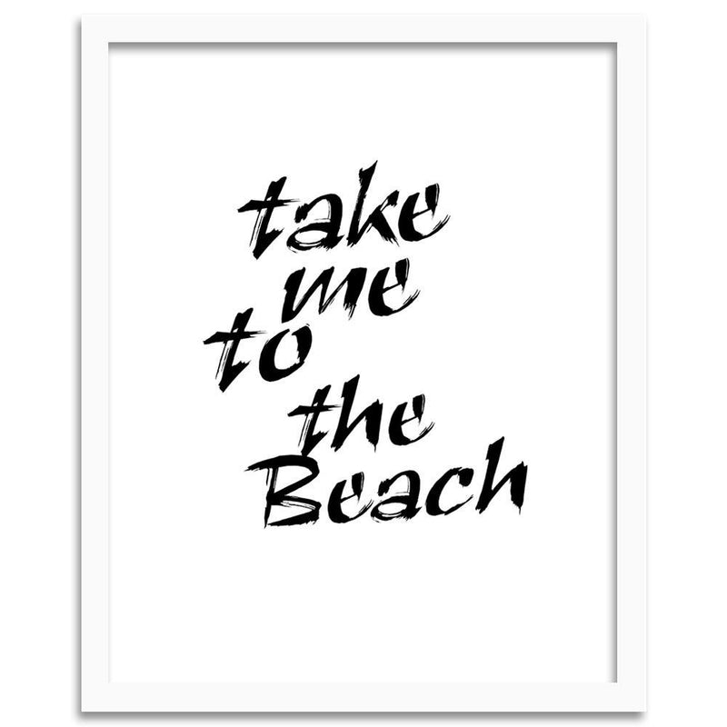 Glezna baltā rāmī - Take Me To The Beach 