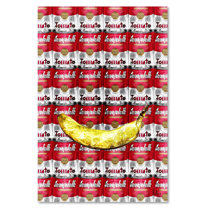 Dekoratīvais panelis - Pop Art Soup Cans Red 