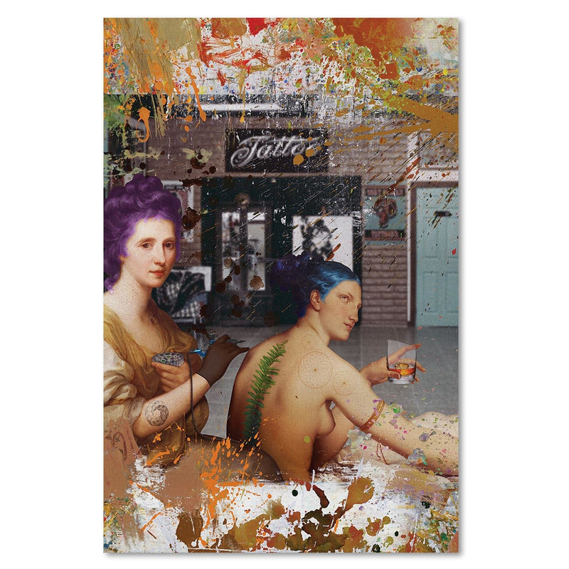 Dekoratīvais panelis - Tattoo Women 