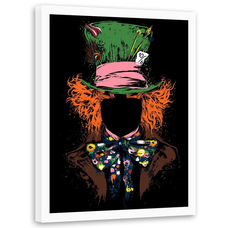 Glezna baltā rāmī - Mad Hatter 