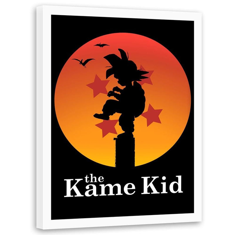 Glezna baltā rāmī - The Kame Kid Orange 