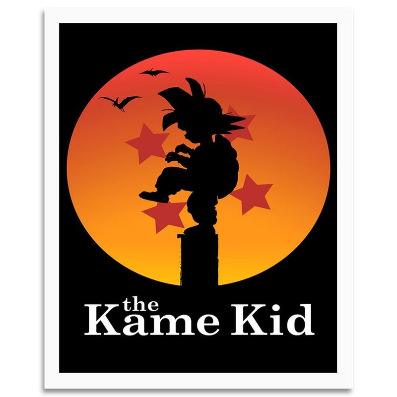 Glezna baltā rāmī - The Kame Kid Orange 