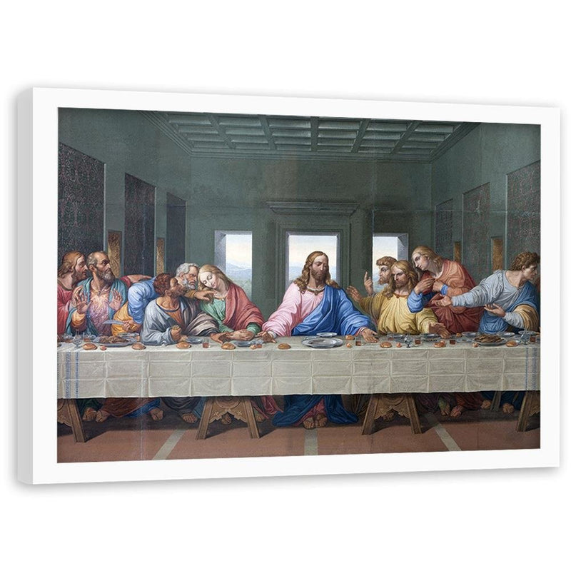 Glezna baltā rāmī - The Last Supper 