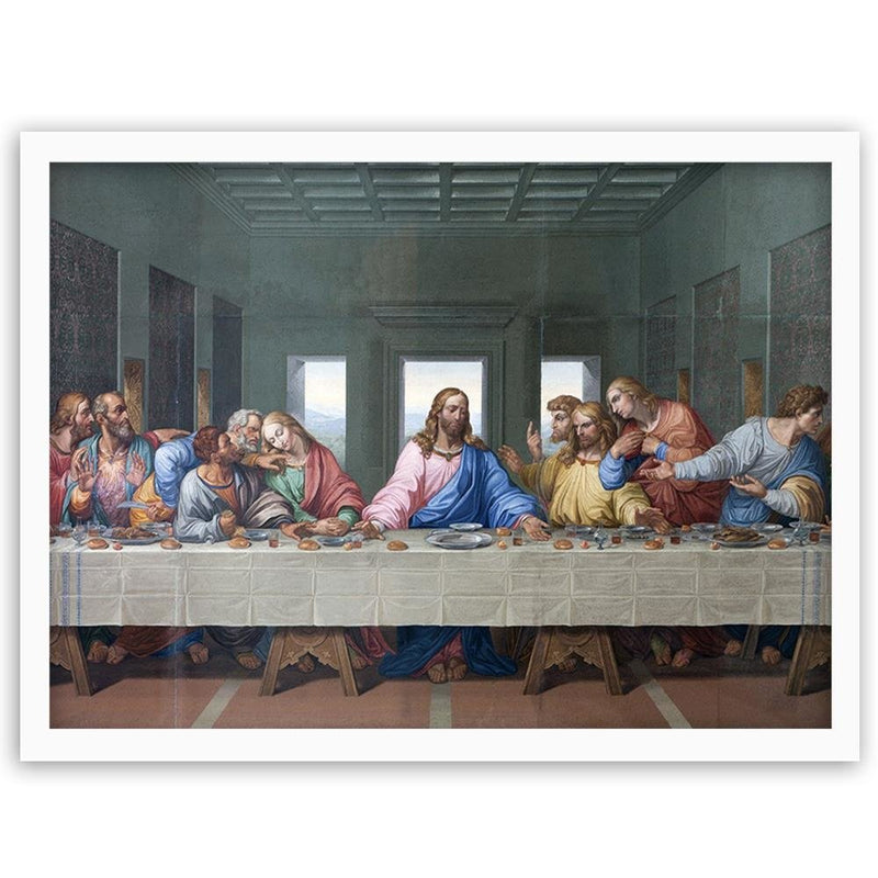 Glezna baltā rāmī - The Last Supper 