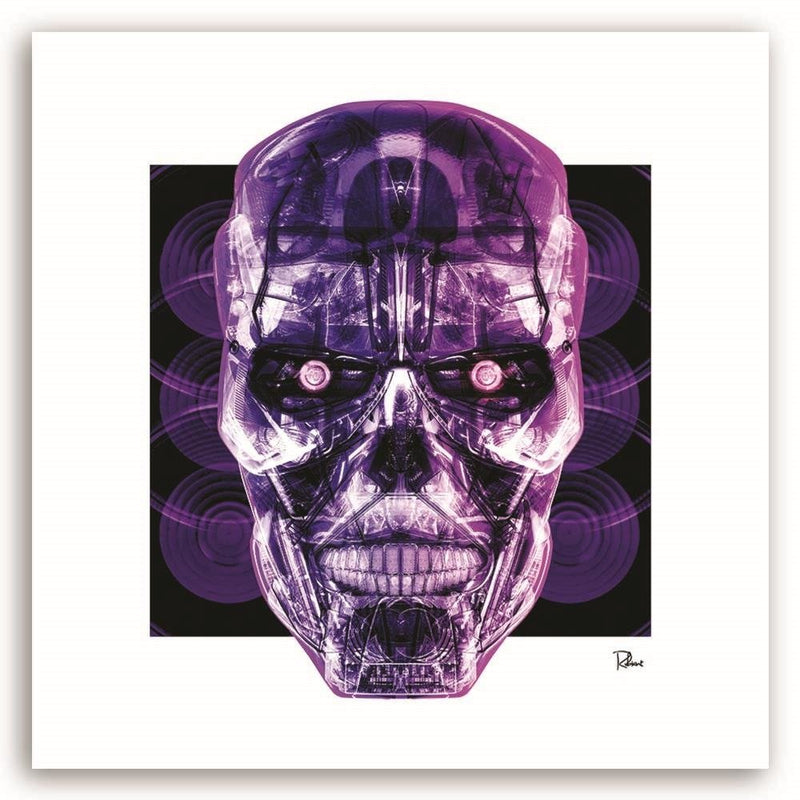 Dekoratīvais panelis - Purple Skull 