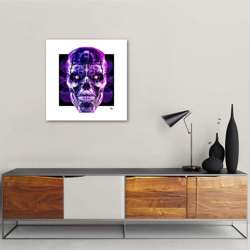 Dekoratīvais panelis - Purple Skull 