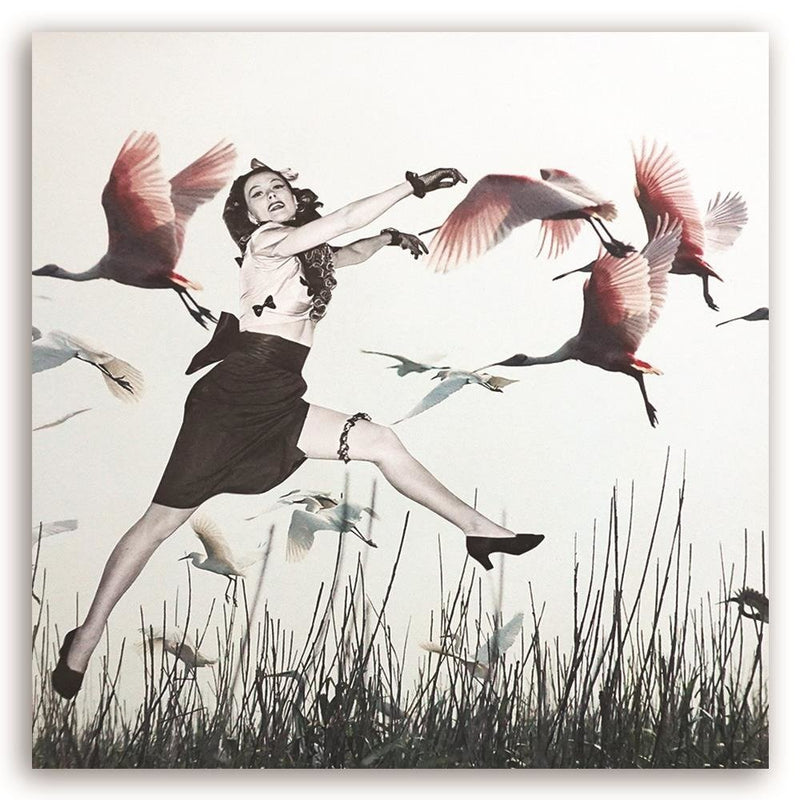 Dekoratīvais panelis - Woman And Geese 