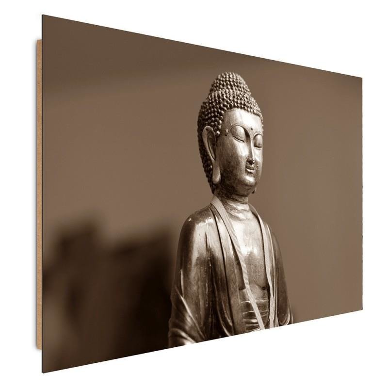 Dekoratīvais panelis - Buddha On A Brown Background 