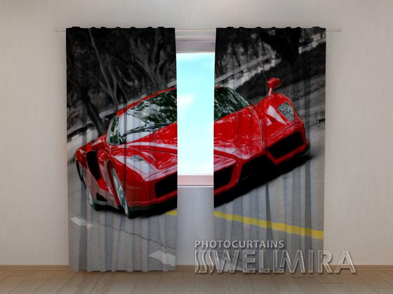 3D Aizkari Red Supercar - E-interjers