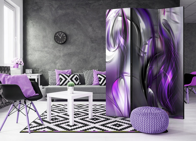 Aizslietnis 3-daļīgs - Violetie virpuļi 1 (135x172cm) 135x172 cm Home Trends