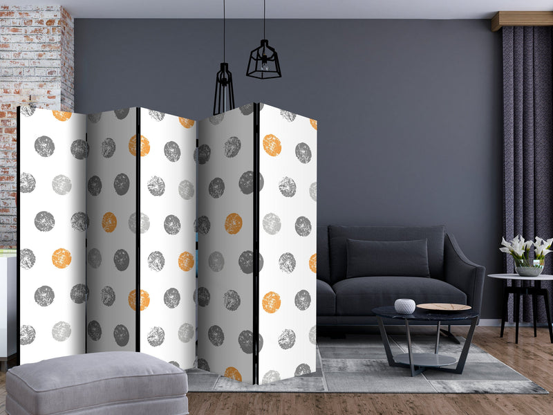 Aizslietnis 5-daļīgs - Apaļas pastmarkas (225x172cm) 225x172 cm Home Trends