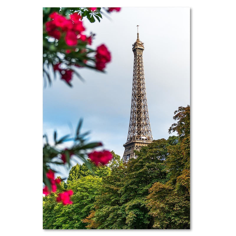 Dekoratīvais panelis - Eiffel Tower And Flower  Home Trends Deco