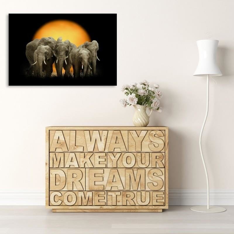 Dekoratīvais panelis - Elephants 1  Home Trends Deco