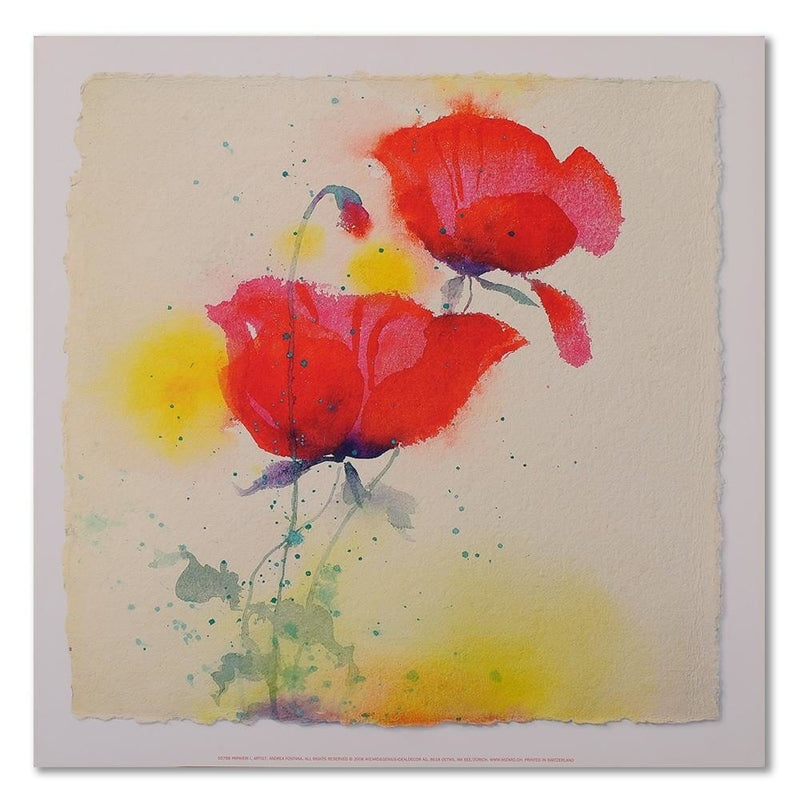 Dekoratīvais panelis - Ephemeral poppies   30x30 Home Trends Deco