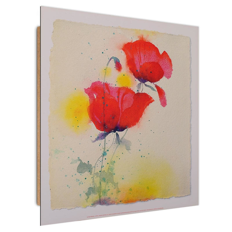 Dekoratīvais panelis - Ephemeral poppies   30x30 Home Trends Deco