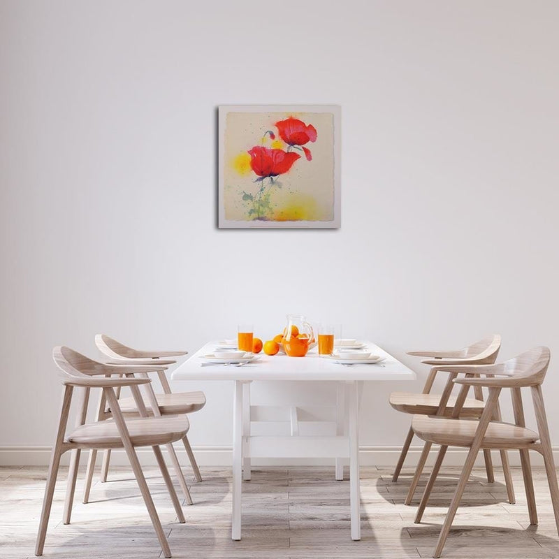 Dekoratīvais panelis - Ephemeral poppies   30x30 Home Trends Deco