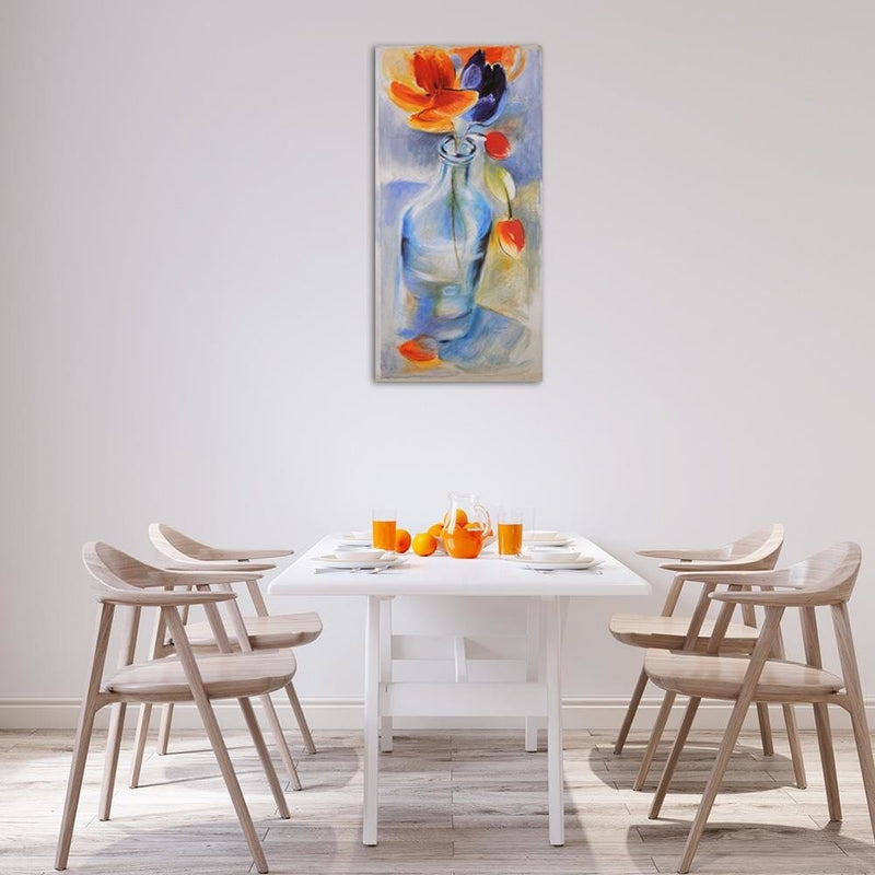 Dekoratīvais panelis - Flowers in a bottle   50x100 Home Trends Deco