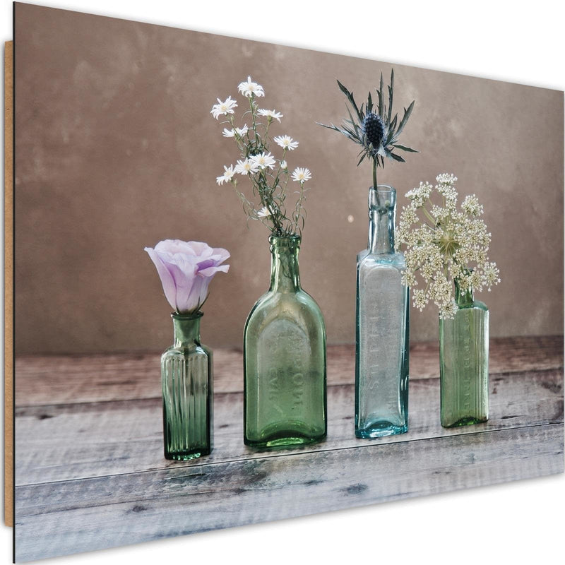 Dekoratīvais panelis - Flowers In Glass Vases  Home Trends Deco