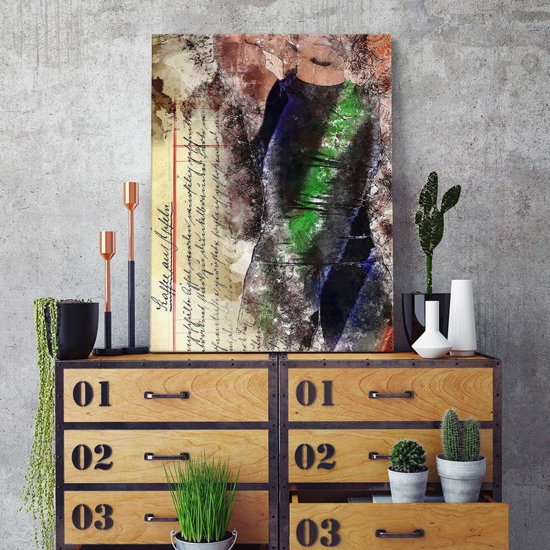 Dekoratīvais panelis - Footballer Abstraction  Home Trends Deco