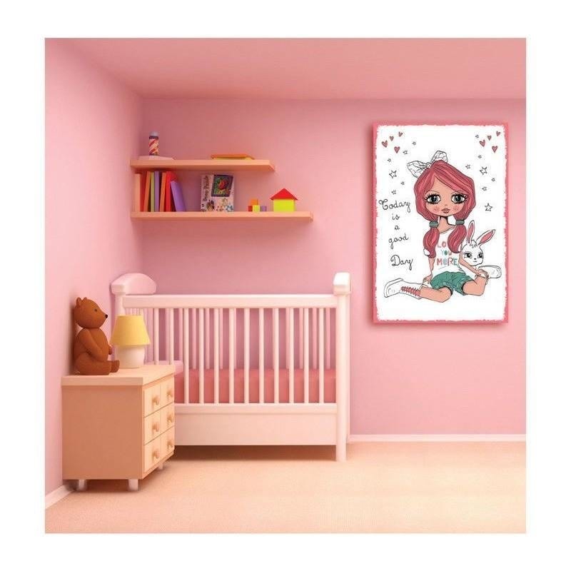 Dekoratīvais panelis - Girl With Bunny  Home Trends Deco