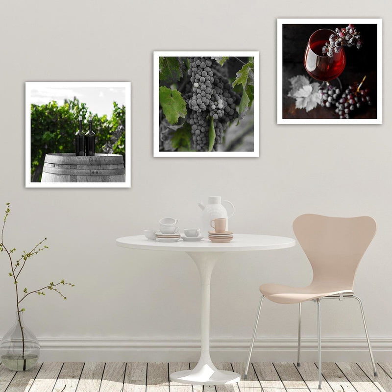 Dekoratīvais panelis - Glass Of Wine And Grapes 2  Home Trends Deco