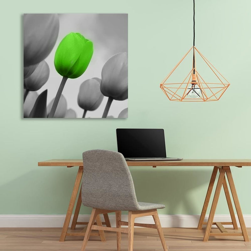 Dekoratīvais panelis - Green Poppy Flower  Home Trends Deco