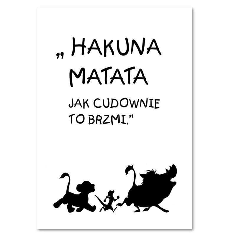 Dekoratīvais panelis - Hakuna Matata 3  Home Trends Deco